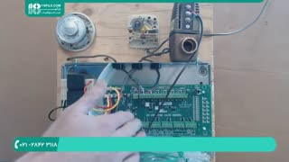 تعمیر کولر گازی - کنترل رله ی شیرفلکه و سیم کشی ترموستات