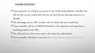 The RICS APC coahing service