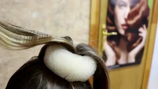 آموزش مدل مو دخترانه شینیون نواری- مومیس مرجع و مشاور مو