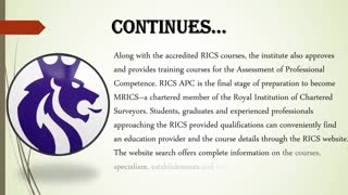 RICS COURSES UK