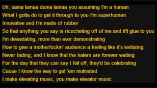 RAP GOD FAST PART Lyrics! !!