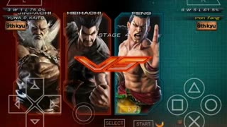 گیم پلی کوتاه من با Jinpachi بازی Tekkn Tag Tournament 2 جدید PSP