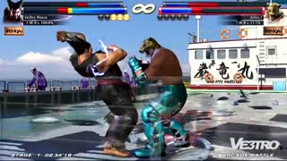 گیم پلی آنلاین Tekken Tag Tournament 2 با Heiachi a و Jinpachi برای Wii U