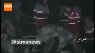 فیلم هواپیمای سقوط کرده ناجا در سلمانشهر