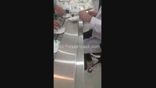 دستگاه بسته بندی ماسک پزشکی سه لایه