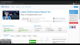 جلسه اول آشنایی با gtmetrix