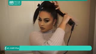 اکستنشن کلیپسی جلوی سر و آموزش اکشتنشن مو دم اسبی