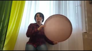 اجرای دف توسط استاد هانیه گل محمدی