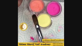 آموزش کاشت ماربل بروی ناخن _ آکادمی ناخن شیما شریف