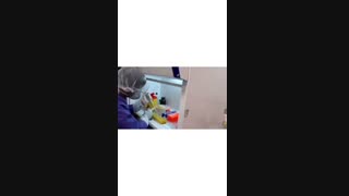 گوشه هایی از تلاش شبانه روزی پرسنل آزمایشگاه سیمرغ