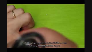 آموزش کاشت ناخن با قالب : زدن تاپ شاین - نیل آکادمی