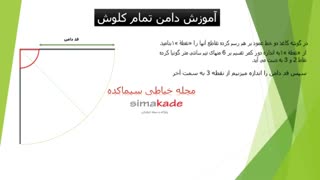 الگوی دامن کلوش