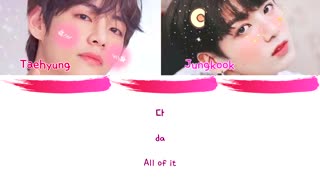 [لیریک] کاور اهنگ" eyes nose lips "توسط جونگ کوک و تهیونگ::.bts.::