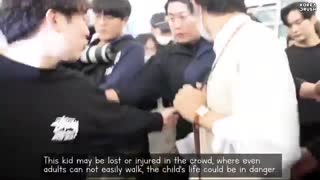 BTS Taehyung Saved a Little Girl in Danger, What Happened at the Airport?