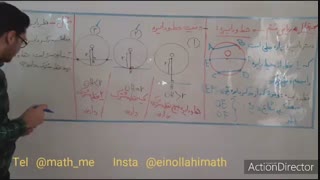 ریاضی هشتم : فصل ۹ ( خط و دایره )
