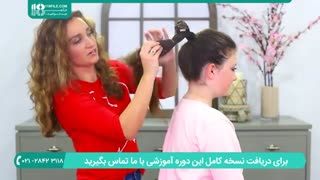 آموزش بافت مو و طرز استفاده از شانه بافت مو