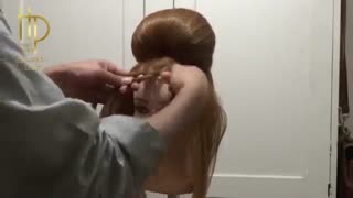 آموزش مدل مو دخترانه بافت روی شینیون- مومیس مرجع و مشاور مو