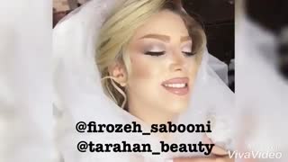 میکاپ و آرایش عروس _ فیروزه صابونی