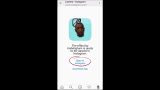 آموزش استفاده از افکت  اینستاگرام