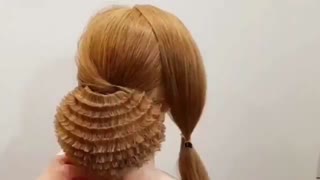 آموزش مدل مو دخترانه شینیون پلیسه ای- مومیس مرجع و مشاور مو