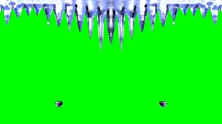 افکت یخ زدگی در بالای صفحه و ریزش قلب ها به پایین