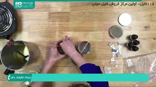 شمع سازی - آموزش ساخت شمع با موم سویا