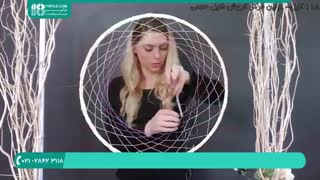 آموزش ساخت آویز دریم کچر طرح رنگی