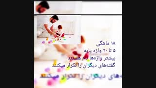 رشد گفتار کودک از شش ماهگی تا شصت ماهگی