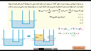 بررسی سؤالات فیزیک کنکور98-بخش ششم