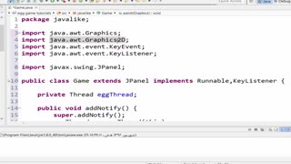 آموزش ساخت بازی گرفتن تخم مرغ در جاوا | جلسه سوم