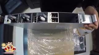 آنباکسینگ سوئیچ سیسکو WS C3850 -12S- S