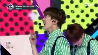 کاور آهنگ VERY NICE از سونتین توسط پسرای طلایی Golden Child در  M COUNTDOWN