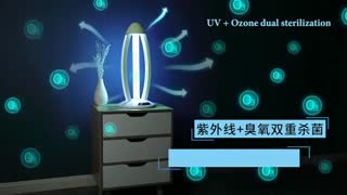 ضدعفونی کننده محیط فرابنفش UV رومیزی به همراه ریموت مدل WL-XD-38W