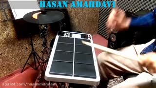 ریتم نوازی با سمپل اورجینال پرکاشن Spd30 آهنگ کلمبیایی