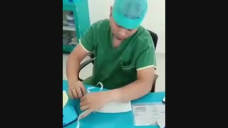 روش جالب برای استفاده همزمان ماسک و شیلد