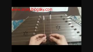 پروانه- از کتاب شیوه سنتور نوازی- مرحله اجرای نت