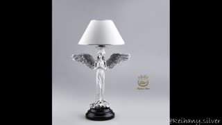 آینه و شمعدان نقره، آباژور نقره، شمعدان های لوکس، نقره ریحانی