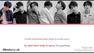 آهنگ bts-so what با ترجمه فارسی