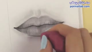 painting-006 - آموزش طراحی لب به روش صحیح و اصولی