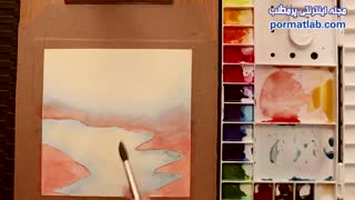 painting-010 - آموزش طراحی منظره پاییزی با آبرنگ