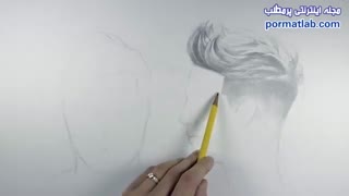 painting-012 - آموزش طراحی موی کوتاه پسرانه در طراحی چهره