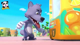 Super Policeman Catches Bad Wolf | Police Cartoon, Police Car | Nursery Rhymes | Baby Songs |BabyBus