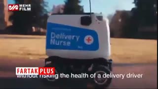 رباتی که به خط مقدم مبارزه با کرونا رفت