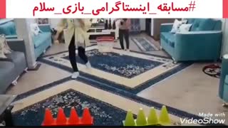 بازی در خانه ( تقویت چابکی و هماهنگی دست و چشم) بازی سلام