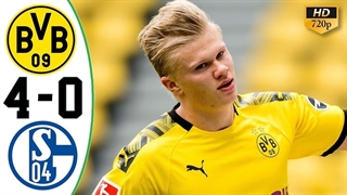 خلاصه بازی دورتموند 4 - شالکه 0 از هفته 26 بوندسلیگا