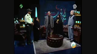 ادای سلام نظامی جانباز ستوان آواک به خانواده شهیددولت آبادی در برنامه آدمهای خوب شهرشبکه دوسیما