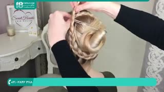 آموزش بافت مو ساده | آموزش بافت مو | بافت مو دخترانه 02128423118