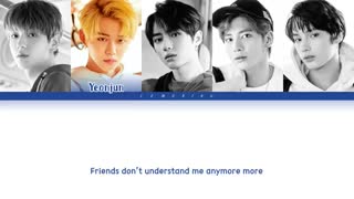 TXT Can't You See Me? Lyrics (투모로우바이투게더 세계가 불타버린 밤, 우린... 가사) [Color Coded Lyrics/Han/Rom/Eng]