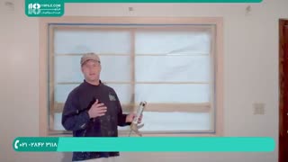 رنگ آمیزی ساختمان  | آموزش رنگ آمیزی دیوار ( رنگ کردن لوازم چوبی منزل )