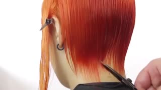 آموزش مدل مو کوتاه باب نامتقارن- مومیس مرجع و مشاور مو